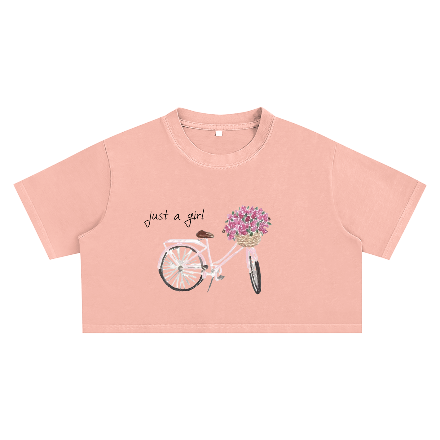 "Just a Girl" Crop Top