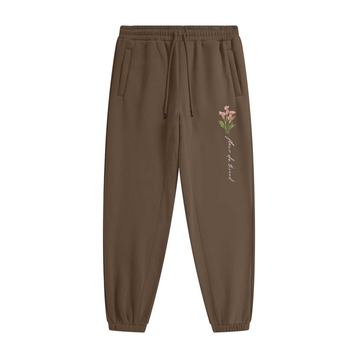 Flower Fleece Joggers