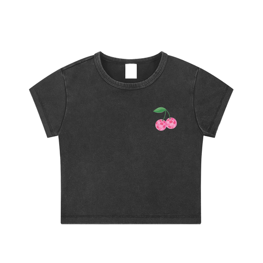 Disco Cherry Crop Top