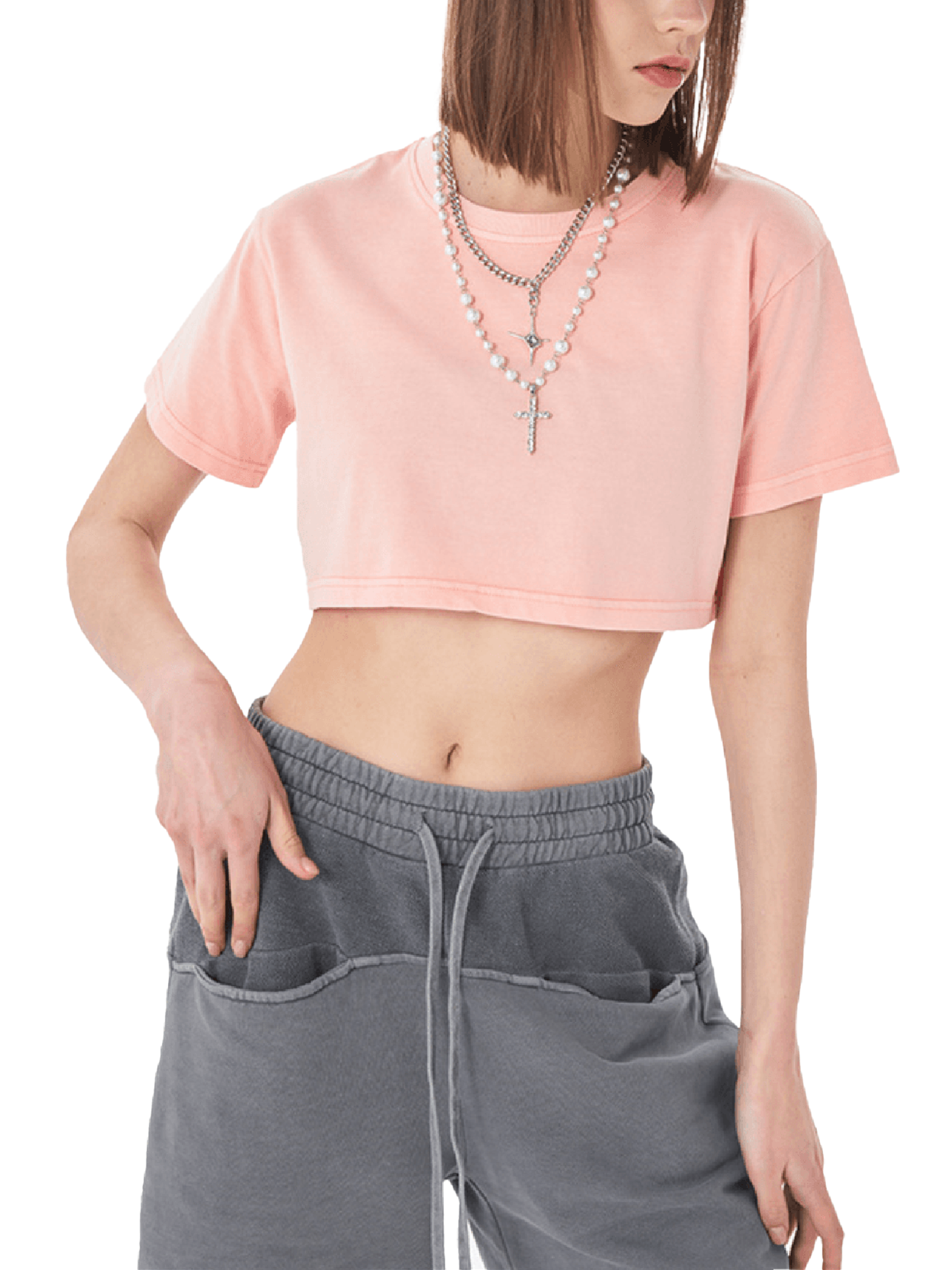 "Just a Girl" Crop Top